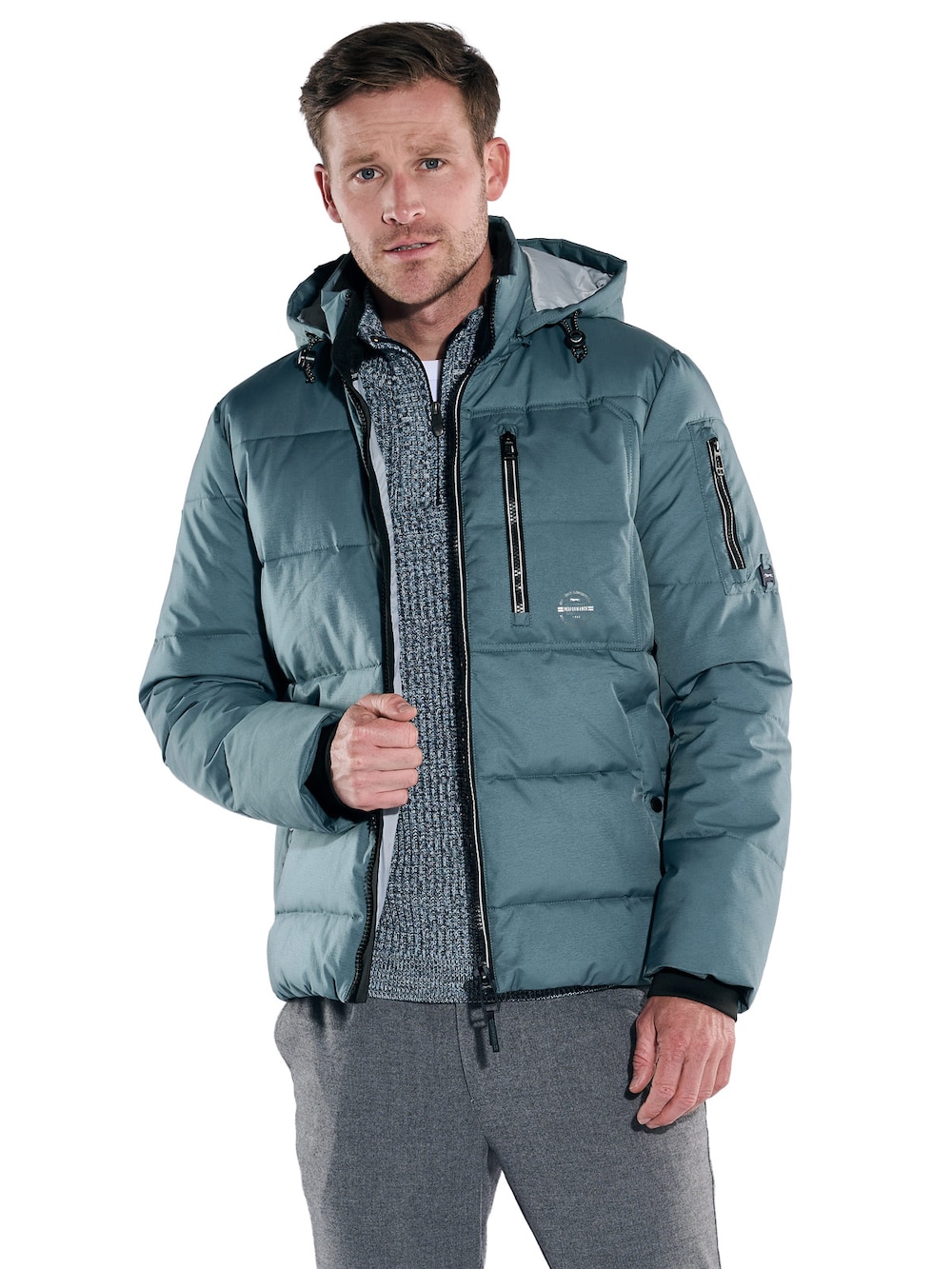 engbers Herren Jacke , Petrolgruen