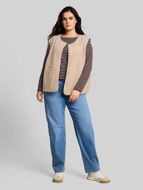 Boxy Fit Teddy Weste