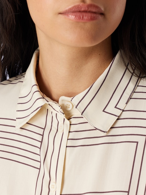 Schiesser Damen Schlafanzug Selected Premium Warming seasalt