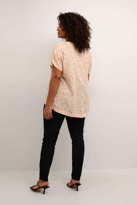 Kurzarm-Bluse Regular fit