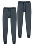 Schiesser Herren Lange Unterhose Feinripp Melange