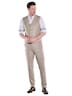 Herren Sakko-Weste slim fit , Beige