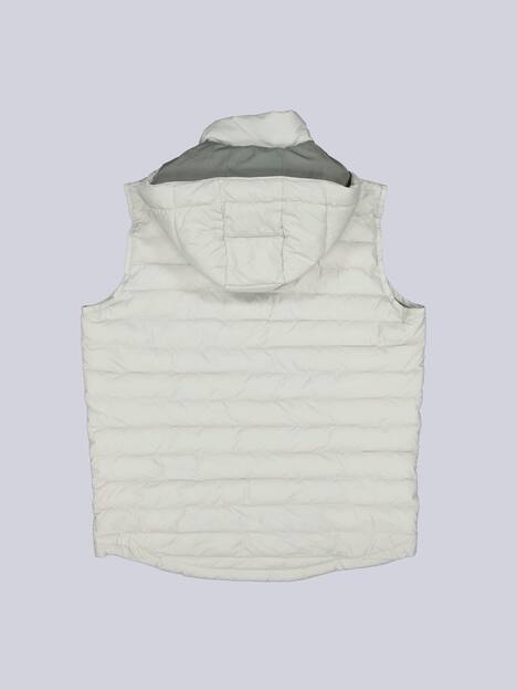 engbers Herren Weste mit abnehmbarer Kapuze , Naturweiss