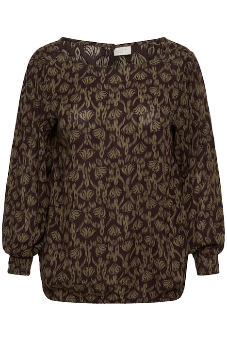 Langarm-Bluse Regular fit