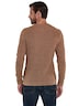 Herren Pullover meliert , Dunkelorange