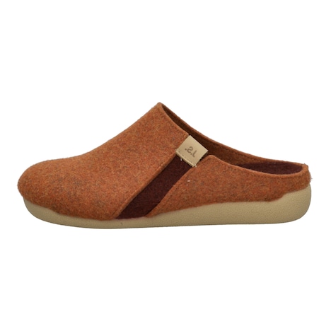 Damen Hausschuh Cara 05, orange-kombi