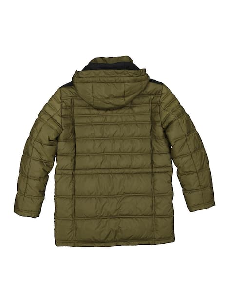 engbers Herren Steppjacke mit abnehmbarer Kapuze , Khaki
