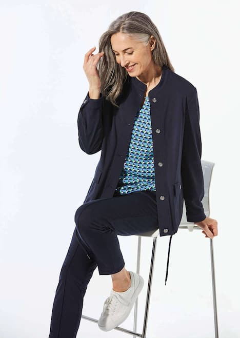 Blouson mit Stehkragen