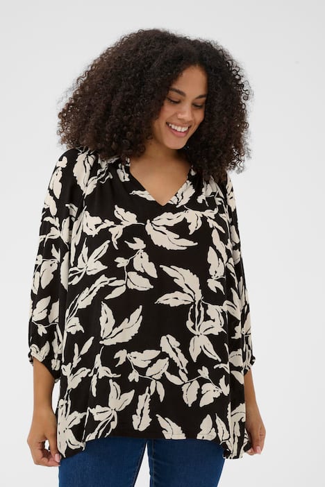 Langarm-Bluse Regular fit