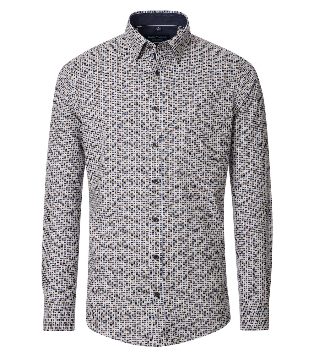 Freizeithemd Print Comfort Fit