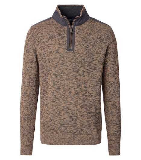 Troyer uni Basic Knitwear