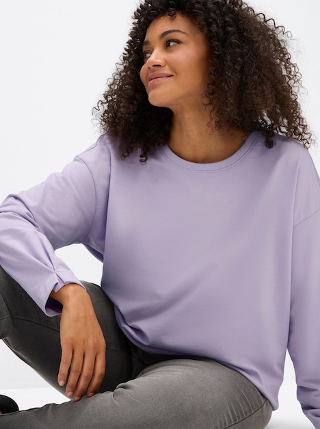 Sweatshirt Sweatshirt in Oversize-Form Langarm