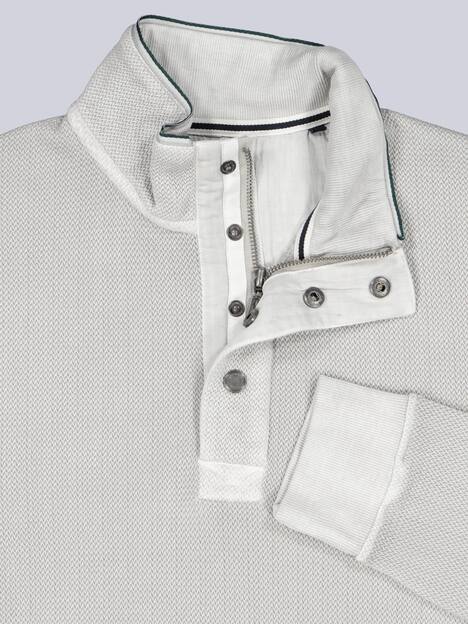 engbers Herren Sweatshirt Stehbund , Hellgrau