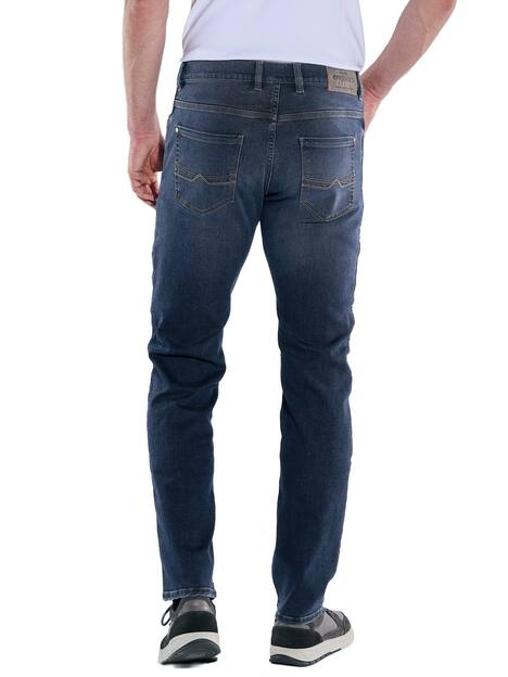 engbers Herren Jeans 5-Pocket Superstretch , Mittelblau