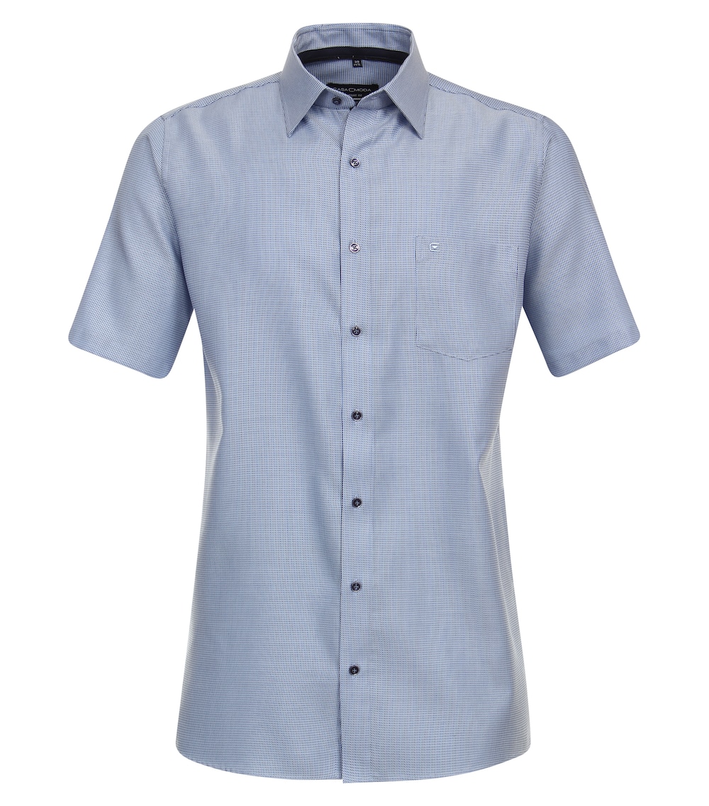 Businesshemd Kurzarm Print Comfort Fit