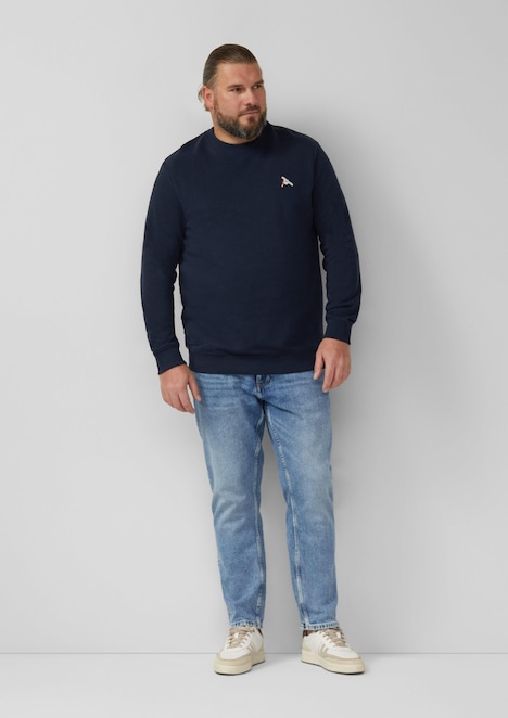 Weiches Sweatshirt mit Artwork im Relaxed Fit | Wintersport-Kollektion