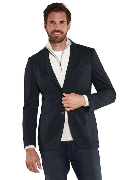 engbers Herren Freizeit-Sakko slim fit , Saphirblau