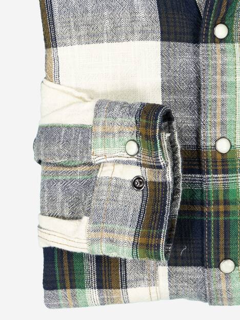 engbers Herren Langarm-Hemd kariert , Gruen