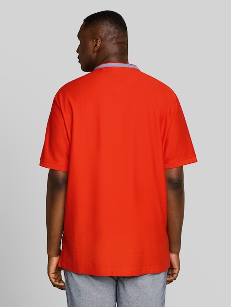 Poloshirt mit Stehkragen