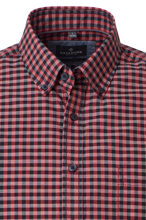 Freizeithemd Langarm kariert Casual Fit