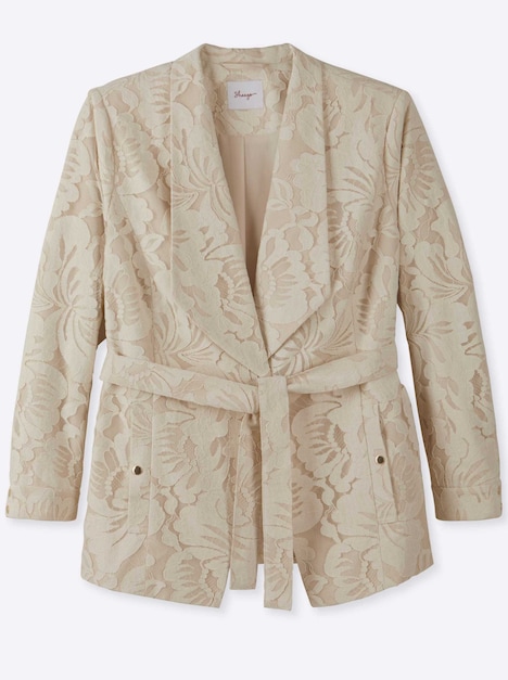Jacke Langarm Schalkragen