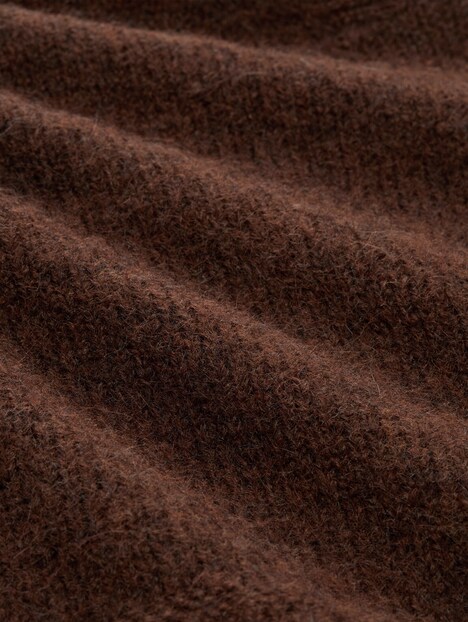 Loose Fit Strickpullover mit Wollanteil
