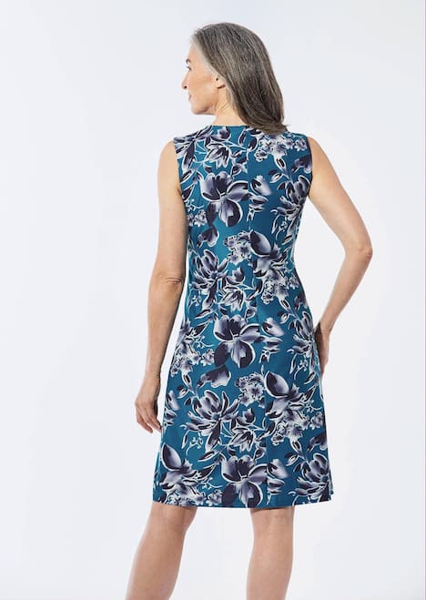 Kleid in Wickeloptik