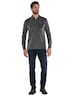 engbers Herren Langarm-Shirt mit Polokragen , Grau