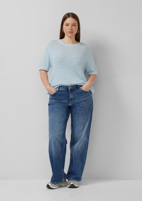 Pullover mit Ajourmuster