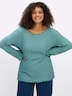 Langarm-Shirt Langarmshirt aus stretchiger Smok-Qualität Langarm