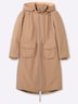 Mantel Mantel in Parka-Optik Stehkragen