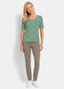 Viscose shirt in luipaardprint