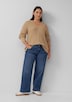 Weicher Strickpullover im Relaxed Fit mit V-Ausschnitt