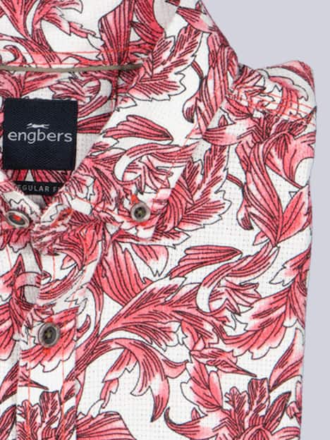 engbers Herren Hemd kurzarm , Rot