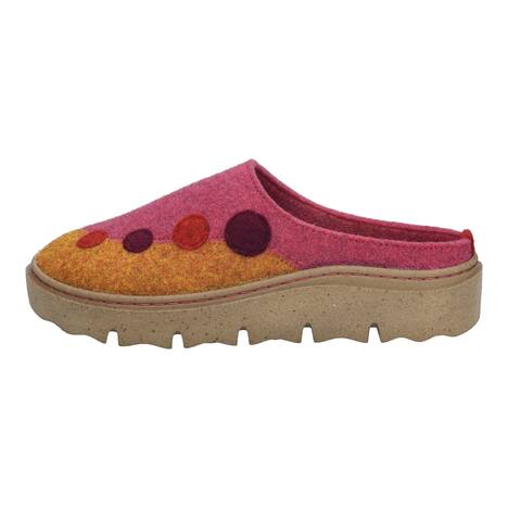 Damen Hausschuh Carmaux 04, orange-multi