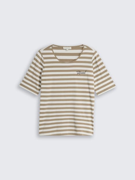 T-Shirt mit Stickerei