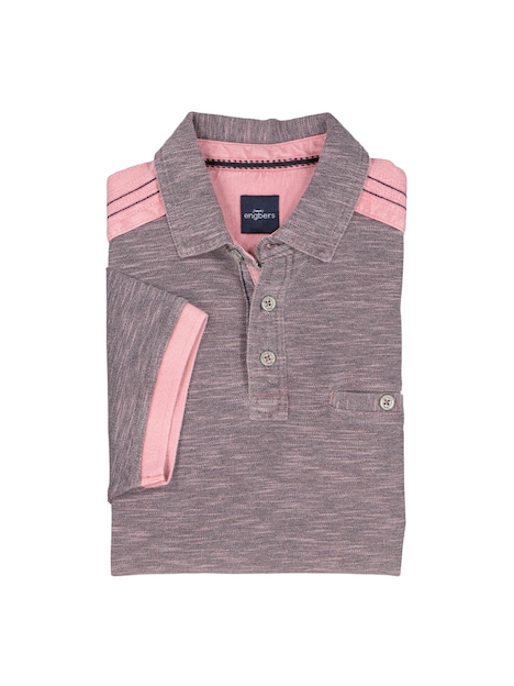Herren Poloshirt , Rosa