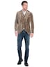 Herren Freizeit-Sakko in Cord-Optik , Khaki