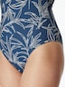 Schiesser Damen Badeanzug Schwimmer - Ocean Swim - blau, weiß