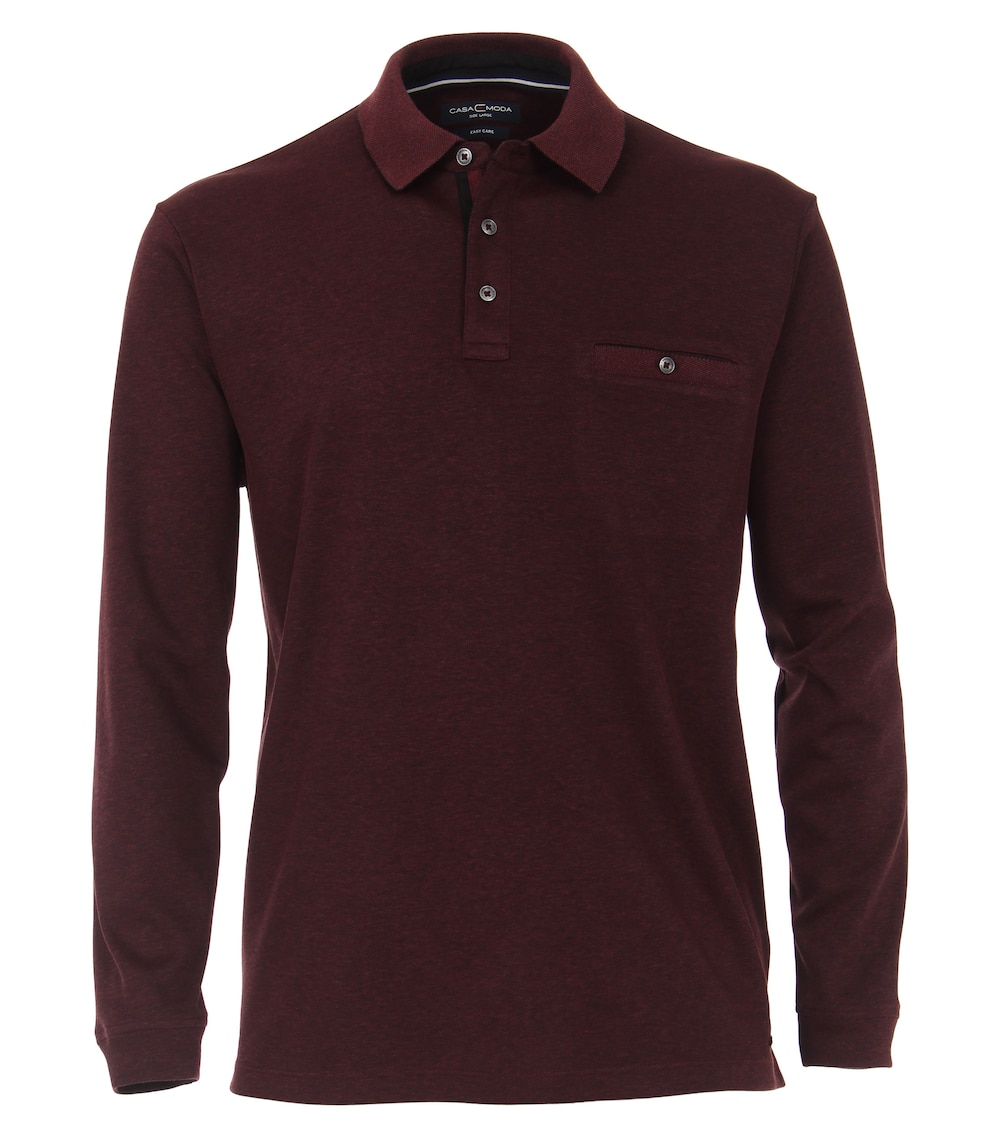 CASAMODA Polo-Shirt Langarm gestreift