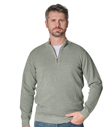 Troyer uni Basic Knitwear