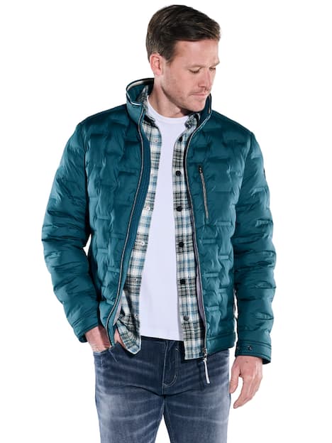 engbers Herren Steppjacke , Petrolgruen