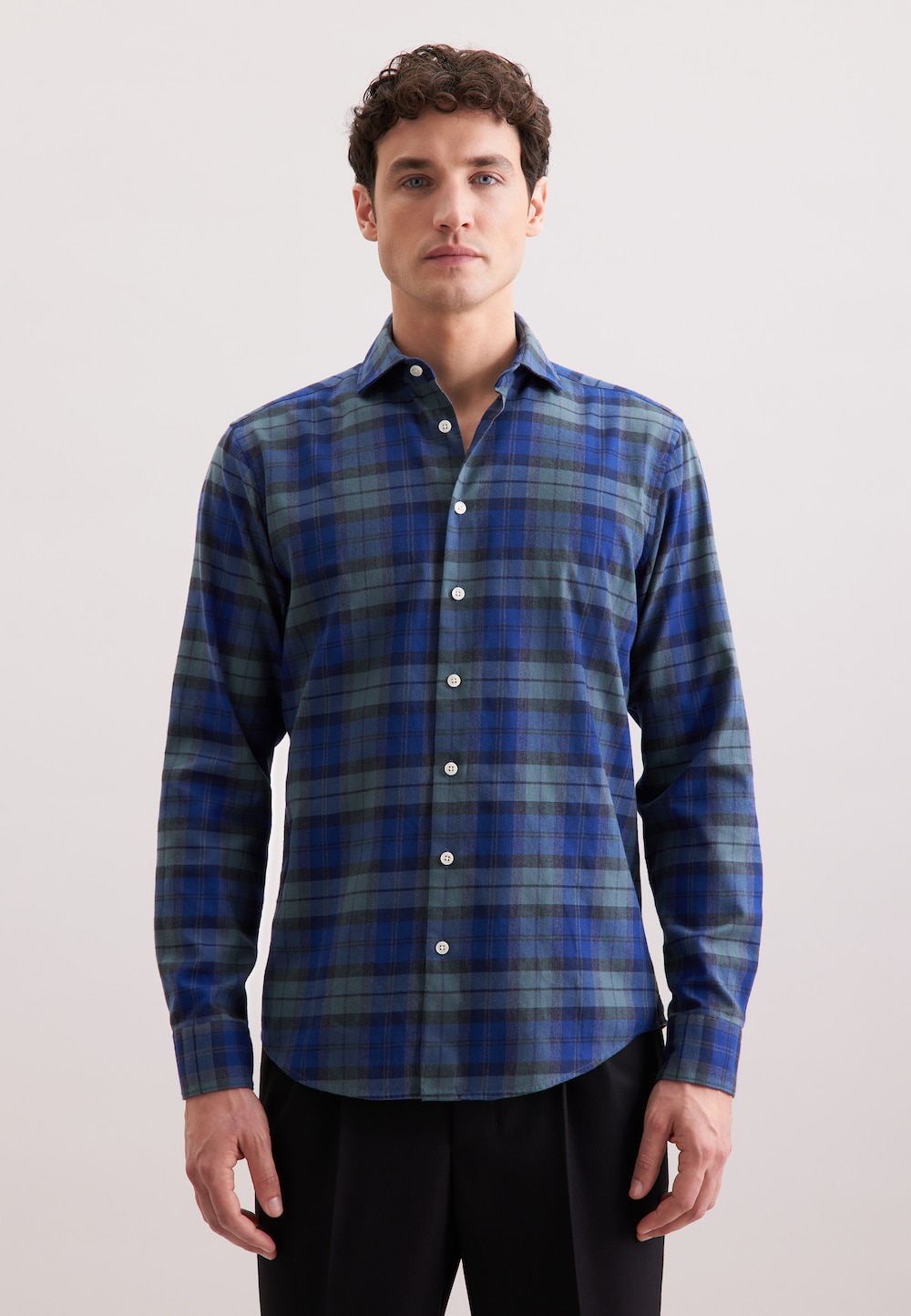 Herren Flanellhemd - Karo