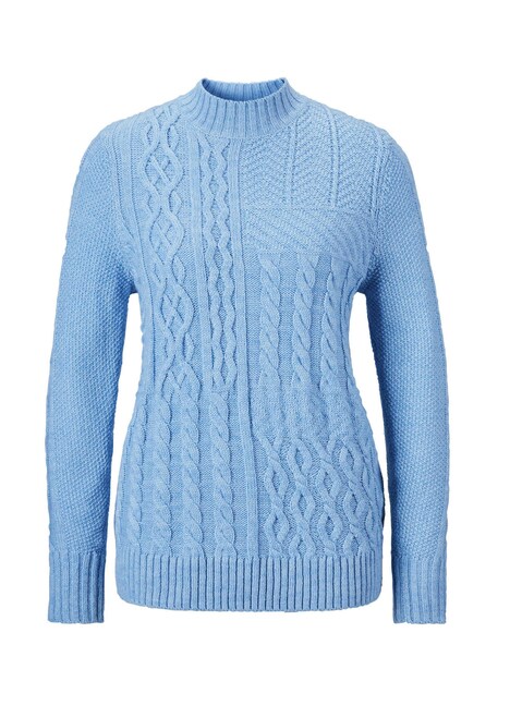 Zachte trui met prachtige structuur