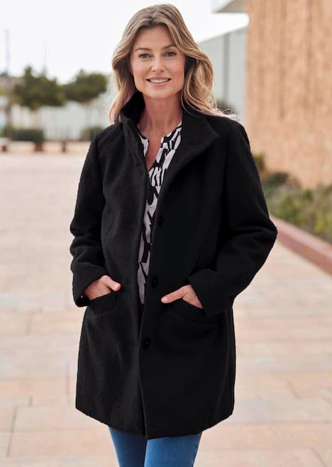 Stepp-Winterjacke mit Kapuze