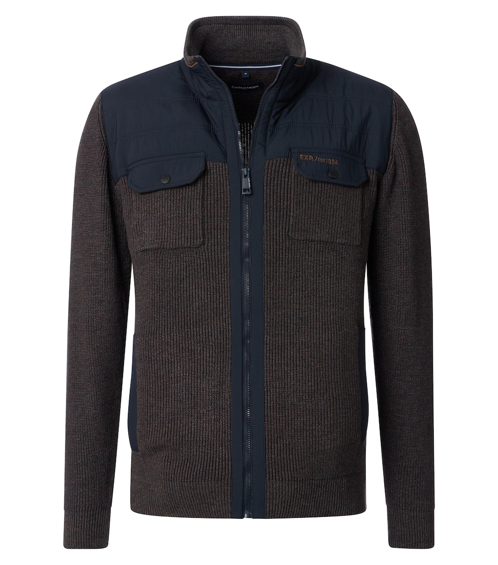 Strickjacke uni