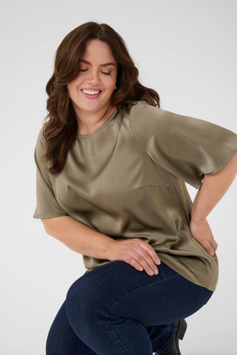 Kurzarm-Bluse Regular fit