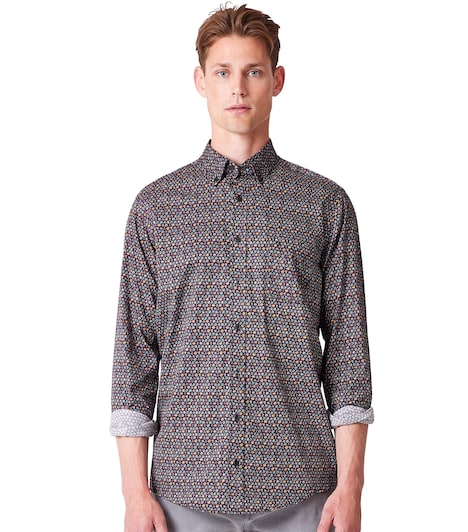 Freizeithemd Print Comfort Fit