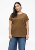 Ärmelloses Jersey-T-Shirt mit Rundhals und Brusttasche