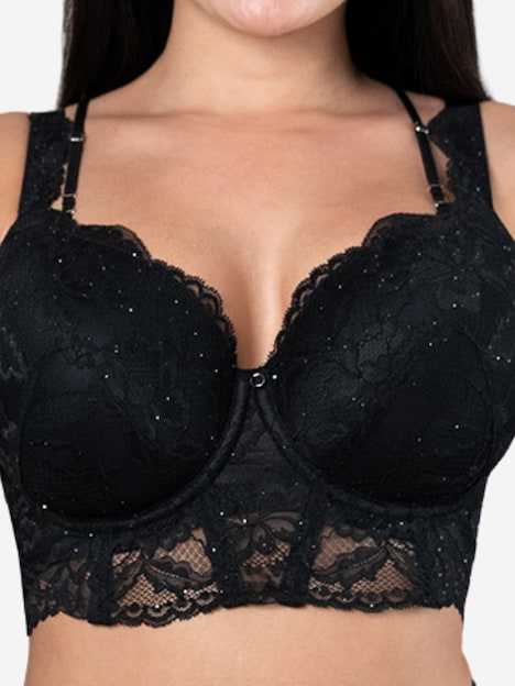 BH TRUE GLAM Demi-BHs mit Bügel,mit Schale,Spitze